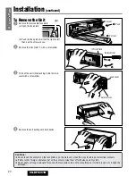 Предварительный просмотр 20 страницы Panasonic CQ-DFX301N Operating Instructions Manual