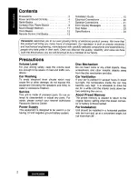 Предварительный просмотр 2 страницы Panasonic CQ-DFX338EW Operating Instructions Manual