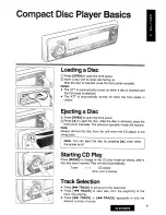 Предварительный просмотр 8 страницы Panasonic CQ-DFX338EW Operating Instructions Manual