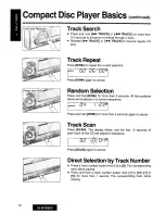 Предварительный просмотр 9 страницы Panasonic CQ-DFX338EW Operating Instructions Manual