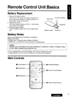 Предварительный просмотр 12 страницы Panasonic CQ-DFX338EW Operating Instructions Manual