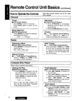 Предварительный просмотр 13 страницы Panasonic CQ-DFX338EW Operating Instructions Manual