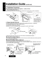 Предварительный просмотр 15 страницы Panasonic CQ-DFX338EW Operating Instructions Manual