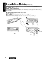 Preview for 17 page of Panasonic CQ-DFX338EW Operating Instructions Manual