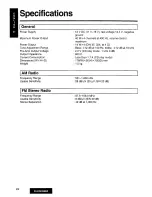 Preview for 23 page of Panasonic CQ-DFX338EW Operating Instructions Manual