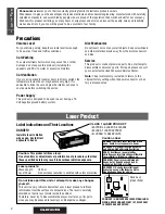 Предварительный просмотр 4 страницы Panasonic CQ-DFX572N Operating Instructions Manual