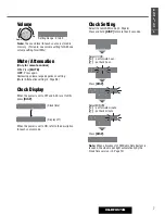 Предварительный просмотр 7 страницы Panasonic CQ-DFX572N Operating Instructions Manual