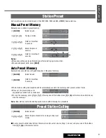 Предварительный просмотр 9 страницы Panasonic CQ-DFX572N Operating Instructions Manual