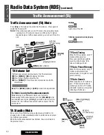 Предварительный просмотр 12 страницы Panasonic CQ-DFX572N Operating Instructions Manual