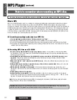 Предварительный просмотр 20 страницы Panasonic CQ-DFX572N Operating Instructions Manual