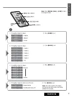 Предварительный просмотр 27 страницы Panasonic CQ-DFX572N Operating Instructions Manual