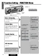 Предварительный просмотр 28 страницы Panasonic CQ-DFX572N Operating Instructions Manual