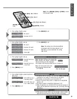 Предварительный просмотр 29 страницы Panasonic CQ-DFX572N Operating Instructions Manual