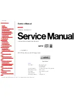 Предварительный просмотр 1 страницы Panasonic CQ-DFX572N Service Manual