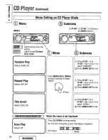 Предварительный просмотр 24 страницы Panasonic CQ-DFX572U Operating Instructions Manual