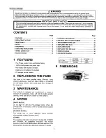 Предварительный просмотр 2 страницы Panasonic CQ-DFX600N Service Manual