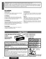 Предварительный просмотр 4 страницы Panasonic CQ-DFX602N Operating Instructions Manual