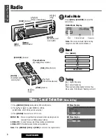 Предварительный просмотр 8 страницы Panasonic CQ-DFX602N Operating Instructions Manual