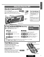 Предварительный просмотр 11 страницы Panasonic CQ-DFX602N Operating Instructions Manual