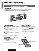 Предварительный просмотр 14 страницы Panasonic CQ-DFX602N Operating Instructions Manual