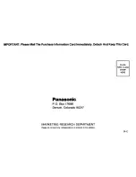 Предварительный просмотр 81 страницы Panasonic CQ-DFX683 Operating Instructions Manual