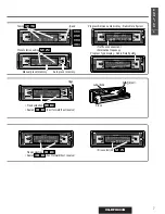 Предварительный просмотр 7 страницы Panasonic CQ-DFX802N Operating Instructions Manual