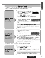 Предварительный просмотр 17 страницы Panasonic CQ-DFX802N Operating Instructions Manual