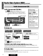 Предварительный просмотр 22 страницы Panasonic CQ-DFX802N Operating Instructions Manual