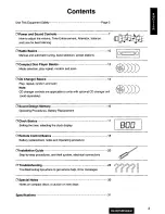 Предварительный просмотр 3 страницы Panasonic CQ-DFX85 Operating Operating Instructions Manual