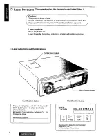 Предварительный просмотр 6 страницы Panasonic CQ-DFX85 Operating Operating Instructions Manual