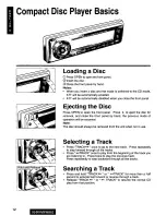 Предварительный просмотр 12 страницы Panasonic CQ-DFX85 Operating Operating Instructions Manual