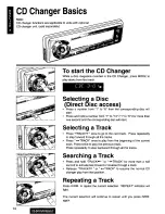 Предварительный просмотр 14 страницы Panasonic CQ-DFX85 Operating Operating Instructions Manual