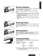 Предварительный просмотр 15 страницы Panasonic CQ-DFX85 Operating Operating Instructions Manual