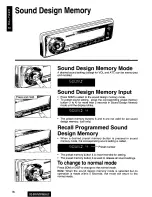 Предварительный просмотр 16 страницы Panasonic CQ-DFX85 Operating Operating Instructions Manual