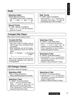 Предварительный просмотр 19 страницы Panasonic CQ-DFX85 Operating Operating Instructions Manual