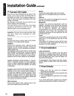 Предварительный просмотр 22 страницы Panasonic CQ-DFX85 Operating Operating Instructions Manual