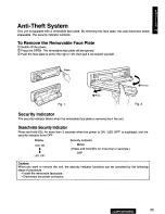 Предварительный просмотр 25 страницы Panasonic CQ-DFX85 Operating Operating Instructions Manual