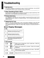 Предварительный просмотр 28 страницы Panasonic CQ-DFX85 Operating Operating Instructions Manual