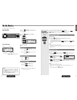 Предварительный просмотр 6 страницы Panasonic CQ-DFX903N Operating Instructions Manual