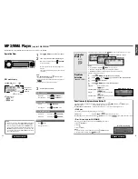 Предварительный просмотр 11 страницы Panasonic CQ-DFX903N Operating Instructions Manual