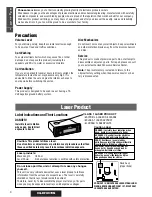 Предварительный просмотр 4 страницы Panasonic CQ-DFX972N Operating Instructions Manual