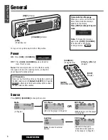 Предварительный просмотр 6 страницы Panasonic CQ-DFX972N Operating Instructions Manual