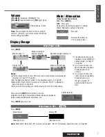 Предварительный просмотр 7 страницы Panasonic CQ-DFX972N Operating Instructions Manual