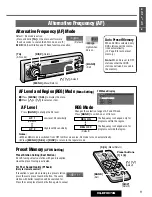 Предварительный просмотр 11 страницы Panasonic CQ-DFX972N Operating Instructions Manual