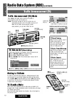 Предварительный просмотр 12 страницы Panasonic CQ-DFX972N Operating Instructions Manual