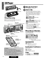 Предварительный просмотр 16 страницы Panasonic CQ-DFX972N Operating Instructions Manual