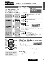 Предварительный просмотр 17 страницы Panasonic CQ-DFX972N Operating Instructions Manual