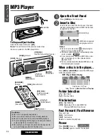 Предварительный просмотр 18 страницы Panasonic CQ-DFX972N Operating Instructions Manual