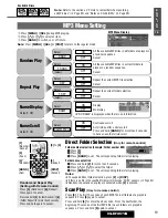 Предварительный просмотр 19 страницы Panasonic CQ-DFX972N Operating Instructions Manual