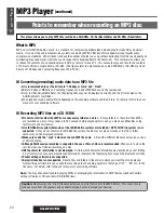 Предварительный просмотр 20 страницы Panasonic CQ-DFX972N Operating Instructions Manual